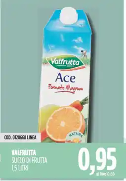 Carico Cash & Carry Valfrutta succo di frutta offerta