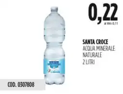 Carico Cash & Carry Santa croce acqua minerale naturale offerta