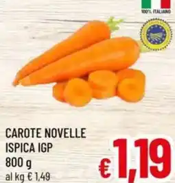 A&O Carote novelle ispica igp offerta