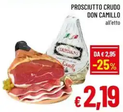 A&O Prosciutto crudo don camillo all'etto offerta
