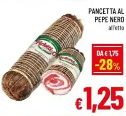 A&O Pancetta al pepe nero all'etto offerta