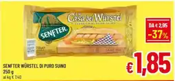 A&O Senfter würstel di puro suino offerta