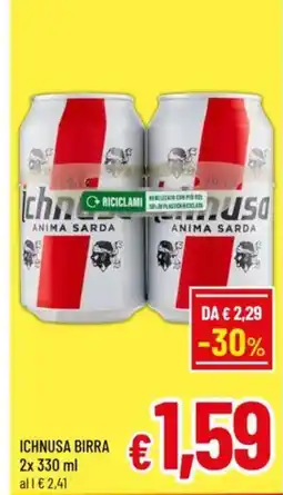 A&O Ichnusa birra offerta