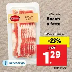 Lidl Bacon a Fette offerta