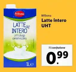 Lidl LATTE INTERO UHT offerta
