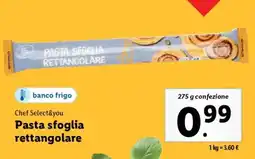 Lidl Pasta sfoglia rettangolare offerta