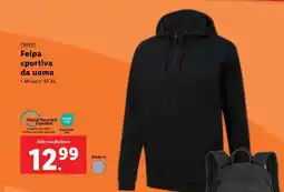 Lidl Felpa sportiva da uomo offerta