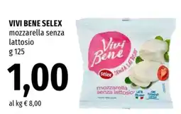 Famila VIVI BENE SELEX mozzarella senza lattosio offerta