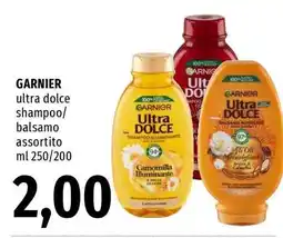 Famila GARNIER ultra dolce shampoo/balsamo assortito offerta