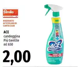 Famila ACE candeggina Più Gentile offerta