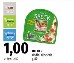 Famila BECHER dadini di speck offerta