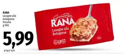 Famila RANA lasagne alla bolognese fresche offerta