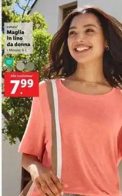 Lidl Maglia in lino da donna offerta