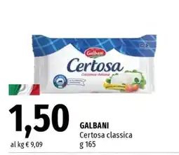 Famila GALBANI Certosa Classica offerta
