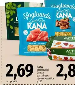 Famila RANA Sfogliavelo/Duetto offerta