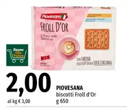 Famila PIOVESANA biscotti Froll d'Or offerta