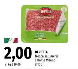 Famila BERETTA fresca salumeria salame Milano offerta