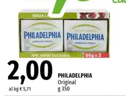 Famila Philadelphia offerta