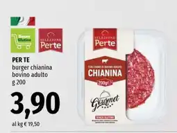 Famila PER TE Burger Chianina Bovino Adulto offerta