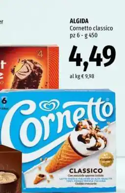 Famila Algida Cornetto classico offerta