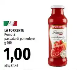 Famila LA TORRENTE Pomolà offerta