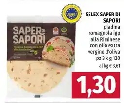 Famila SELEX SAPER DI SAPORI offerta