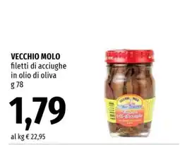 Famila VECCHIO MOLO filetti di acciughe in olio di oliva offerta