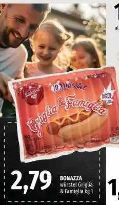 Famila BONAZZA würstel Griglia & Famiglia kg 1 offerta