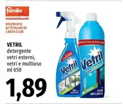 Famila VETRIL offerta