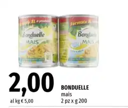 Famila BONDUELLE Mais offerta