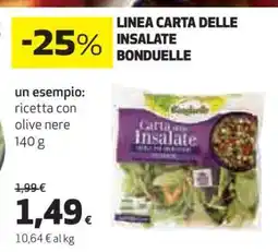 Coop Linea Carta delle Insalate Bonduelle offerta