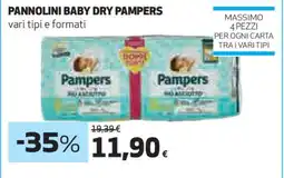 Coop Pannolini Baby Dry Pampers offerta