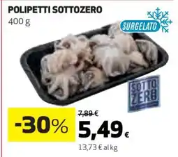Coop POLIPETTI SOTTOZERO offerta