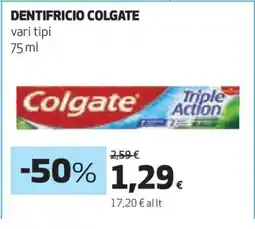 Coop DENTIFRICIO COLGATE offerta