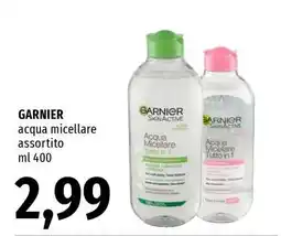 Famila GARNIER acqua micellare assortito offerta