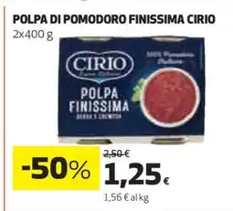 Coop Polpa di Pomodoro Finissima Cirio offerta
