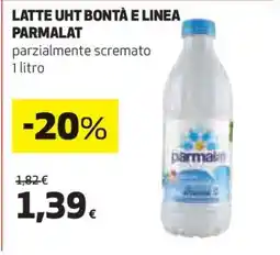 Coop LATTE UHT BONTÀ E LINEA PARMALAT offerta