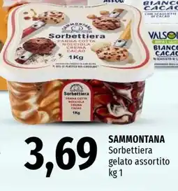 Famila SAMMONTANA Sorbettiera gelato assortito offerta