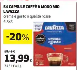Coop 54 CAPSULE CAFFÈ A MODO MIO LAVAZZA offerta