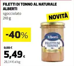 Coop FILETTI DI TONNO AL NATURALE ALBERTI offerta