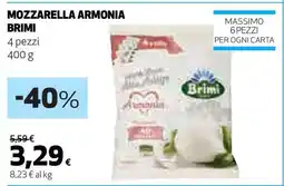 Coop MOZZARELLA ARMONIA BRIMI offerta