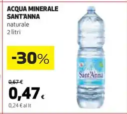 Coop ACQUA MINERALE SANT'ANNA offerta