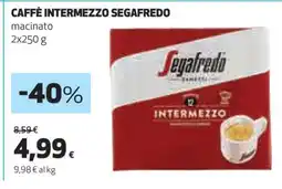Coop CAFFÈ INTERMEZZO SEGAFREDO offerta