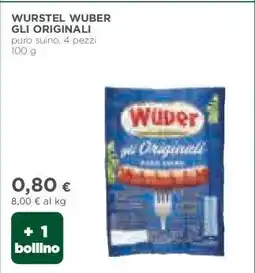 Coop WURSTEL WUBER GLI ORIGINALI offerta