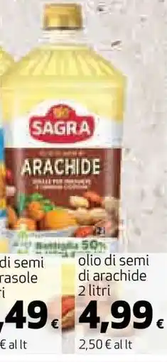 Coop olio di semi di arachide offerta