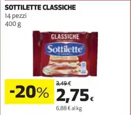 Coop Sottilette Classiche offerta