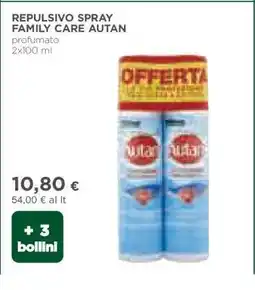 Coop REPULSIVO SPRAY FAMILY CARE AUTAN offerta