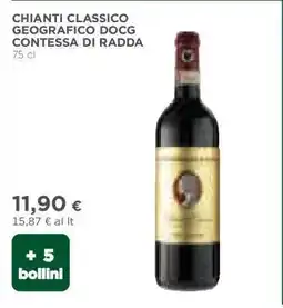 Coop CHIANTI CLASSICO GEOGRAFICO DOCG CONTESSA DI RADDA offerta
