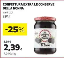 Coop CONFETTURA EXTRA LE CONSERVE DELLA NONNA offerta