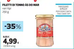 Coop Filetti di Tonno Às do Mar offerta